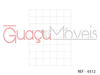 SUPORTE DE PAREDE GRADE RETANGULAR PARA GANCHOS