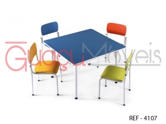 CONJUNTO COLETIVO PRÉ ESCOLA MESA QUADRADA