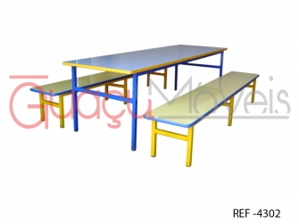 CONJUNTO REFEITÓRIO ESCOLAR