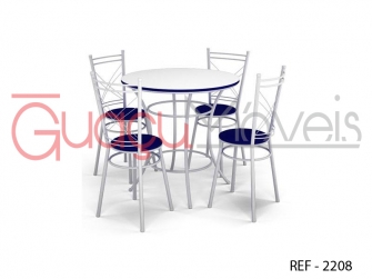 CONJUNTO DE JANTAR COM 4 CADEIRAS