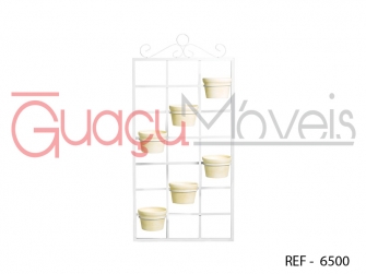 SUPORTE DE PAREDE 6 VASOS
