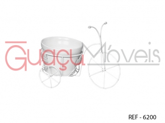BICICLETA DE MESA COM VASO
